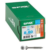 SPAX® Universalschrauben T40 Senkkopf Edelstahl A2 0197000800805 8 mm x 80 mm, 50 St. von SPAX®
