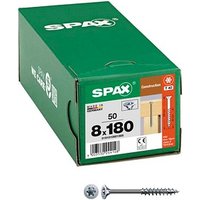 SPAX® Holzbauschrauben T40 Senkkopf WIROX 0191010801805 8 mm x 180 mm, 50 St. von SPAX®