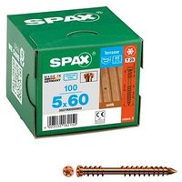 SPAX® Terrassenschrauben T25 Zylinderkopf Edelstahl A2 0537900500603 5 mm x 60 mm, 100 St. von SPAX®