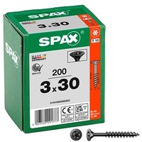 SPAX® Universalschrauben T10 Senkkopf BLAX 0191040300303 3 mm x 30 mm, 200 St. von SPAX®