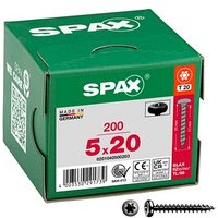 SPAX® Universalschrauben T20 Halbrundkopf BLAX 0201040500203 5 mm x 20 mm, 200 St. von SPAX®