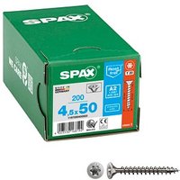 SPAX® Universalschrauben T20 Senkkopf BLANK A2 1197000450503 4,5 mm x 50 mm, 200 St. von SPAX®