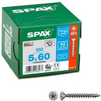 SPAX® Universalschrauben T20 Senkkopf BLANK A2 1197000500603 5 mm x 60 mm, 100 St. von SPAX®