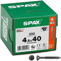SPAX® Universalschrauben T20 Senkkopf BLAX 0191040450403 4,5 mm x 40 mm, 200 St. von SPAX®