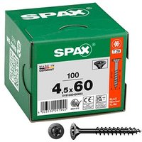 SPAX® Universalschrauben T20 Senkkopf BLAX 0191040450603 4,5 mm x 60 mm, 100 St. von SPAX®