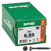 SPAX® Universalschrauben T20 Senkkopf BLAX 0191040500503 5 mm x 50 mm, 200 St. von SPAX®