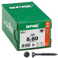 SPAX® Universalschrauben T20 Senkkopf BLAX 0191040500803 5 mm x 80 mm, 100 St. von SPAX®