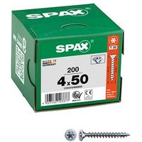 SPAX® Universalschrauben T20 Senkkopf WIROX 1191010400503 4 mm x 50 mm, 200 St. von SPAX®