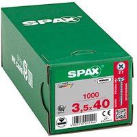 SPAX® Universalschrauben Z2 Halbrundkopf WIROX 0231010350405 3,5 mm x 40 mm, 1000 St. von SPAX®