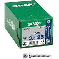 SPAX® Universalschrauben Z2 Senkkopf WIROX 1081010350255 3,5 mm x 25 mm, 1000 St. von SPAX®