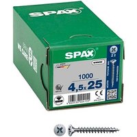 SPAX® Universalschrauben Z2 Senkkopf WIROX 1081010450255 4,5 mm x 25 mm, 1000 St. von SPAX®