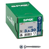 SPAX® Universalschrauben Z2 Senkkopf WIROX 0291010350305 3,5 mm x 30 mm, 1000 St. von SPAX®