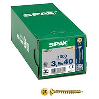 SPAX® Universalschrauben Z2 Senkkopf YELLOX 1081020350405 3,5 mm x 40 mm, 1000 St. von SPAX®
