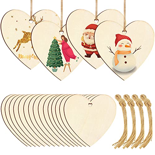 SPEACOUR 40 Stück Holzherzen Herz Anhänger Holzscheiben 8 cm Handgemachtes Holz Herzen Naturholz Holzherz Herzförmig Holzplatten Holzherz Deko für Hochzeit, Party, Jubiläum, Weihnachten, Geburtstag SPEACOUR 40 Stück Holzherzen Herz Anhänger Holzscheiben 8 cm Handgemachtes Holz Herzen Naturholz Holzherz Herzförmig Holzplatten Holzherz Deko für Hochzeit, Party, Jubiläum, Weihnachten, Geburtstag von SPEACOUR