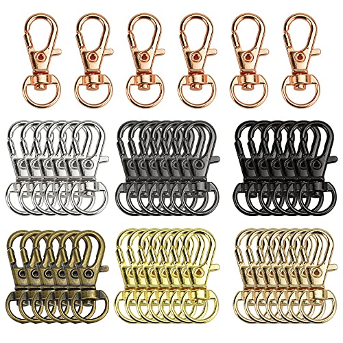 SPEACOUR 70 Stück Drehverschlüsse Drehbare Schlüsselringe Karabiner Haken Set Zinklegierung Drehbarer Karabiner Haken Schlüsselanhänger Drehkarabiner Karabiner Verschlüsse für Schlüsselbänder SPEACOUR 70 Stück Drehverschlüsse Drehbare Schlüsselringe Karabiner Haken Set Zinklegierung Drehbarer Karabiner Haken Schlüsselanhänger Drehkarabiner Karabiner Verschlüsse für Schlüsselbänder von SPEACOUR