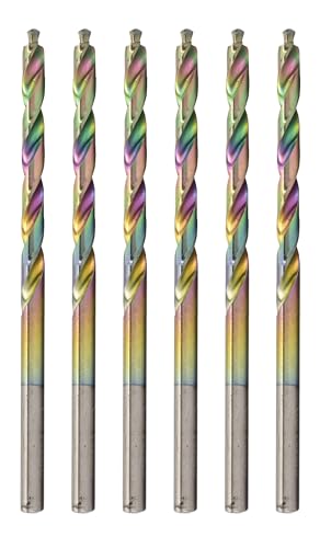 Spectral HSS-Bohrer, 11/64 Zoll, 135° geteilte Spitze, M2-Stahl, mehrfarbige Oberfläche, 6 Stück Spectral HSS-Bohrer, 11/64 Zoll, 135° geteilte Spitze, M2-Stahl, mehrfarbige Oberfläche, 6 Stück von SPECTRAL Twist Drill