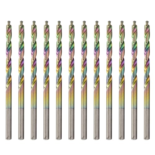 Spectral HSS-Bohrer, 5/32 Zoll, 135° geteilte Spitze, M2-Stahl, mehrfarbige Oberfläche, 12 Stück Spectral HSS-Bohrer, 5/32 Zoll, 135° geteilte Spitze, M2-Stahl, mehrfarbige Oberfläche, 12 Stück von SPECTRAL Twist Drill