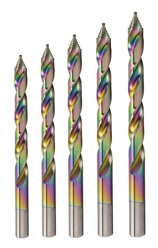 Spectral HSS-Bohrer-Set, 1/4 Zoll - 1/2 Zoll, Beuteltasche, 135° geteilte Spitze, M2-Stahl, 3-flacher Schaft, mehrfarbig, 5-teilig Spectral HSS-Bohrer-Set, 1/4 Zoll - 1/2 Zoll, Beuteltasche, 135° geteilte Spitze, M2-Stahl, 3-flacher Schaft, mehrfarbig, 5-teilig von SPECTRAL Twist Drill