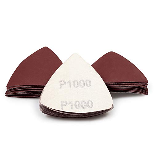 SPEEDWOX 30 Stück Klett-Dreieck-Schleifpapier, 1000er Körnung, 80 mm, für oszillierende Multifunktionswerkzeug-Detailschleifer, Schleifscheiben, Dreieck-Schleifpads SPEEDWOX 30 Stück Klett-Dreieck-Schleifpapier, 1000er Körnung, 80 mm, für oszillierende Multifunktionswerkzeug-Detailschleifer, Schleifscheiben, Dreieck-Schleifpads von SPEEDWOX