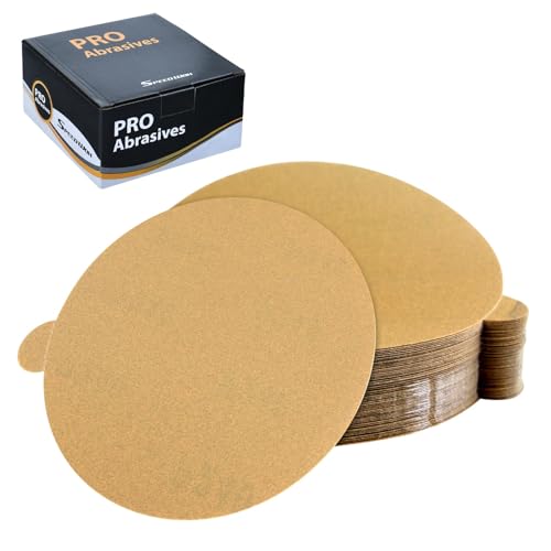 SPEEDWOX 50 Stück 12,7 cm Gold PSA Schleifscheiben, Körnung 240, selbstklebend, selbstklebende Rückseite, Schleifscheiben für DA-Schleifer, Gold-PSA-Schleifscheiben zum Schleifen, Automobil, SPEEDWOX 50 Stück 12,7 cm Gold PSA Schleifscheiben, Körnung 240, selbstklebend, selbstklebende Rückseite, Schleifscheiben für DA-Schleifer, Gold-PSA-Schleifscheiben zum Schleifen, Automobil, von SPEEDWOX