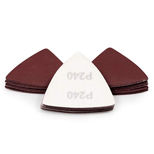 SPEEDWOX Dreieckiges Schleifpapier mit Klettverschluss, Körnung 240, 80 mm, für oszillierende Multifunktionswerkzeug, Detailschleifer, Schleifscheiben, Dreieck-Schleifpads, 30 Stück SPEEDWOX Dreieckiges Schleifpapier mit Klettverschluss, Körnung 240, 80 mm, für oszillierende Multifunktionswerkzeug, Detailschleifer, Schleifscheiben, Dreieck-Schleifpads, 30 Stück von SPEEDWOX