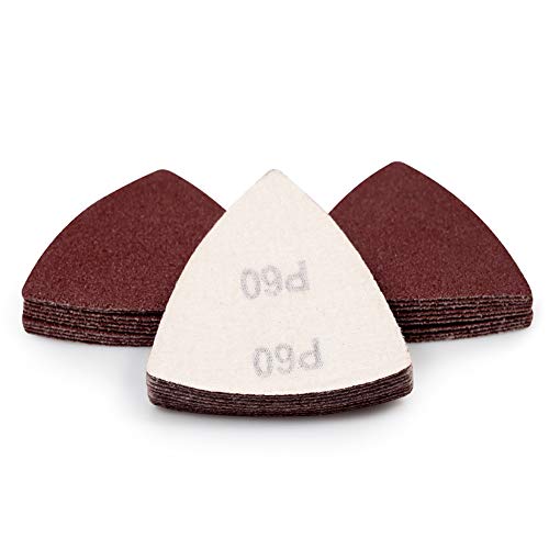 SPEEDWOX Dreieckiges Schleifpapier mit Klettverschluss, Körnung 60, 80 mm, für oszillierendes Multifunktionswerkzeug, Detailschleifer, Schleifscheiben, Dreieck-Schleifpads, 30 Stück SPEEDWOX Dreieckiges Schleifpapier mit Klettverschluss, Körnung 60, 80 mm, für oszillierendes Multifunktionswerkzeug, Detailschleifer, Schleifscheiben, Dreieck-Schleifpads, 30 Stück von SPEEDWOX