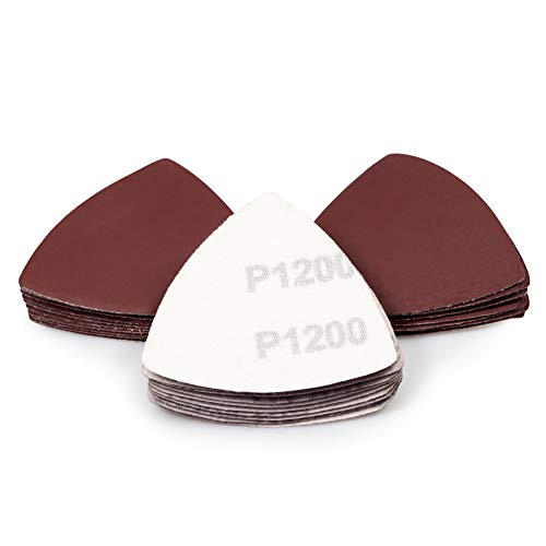 SPEEDWOX Dreieckschleifpapier, 1200er-Körnung, 80 mm, für oszillierende Multifunktionswerkzeug, Schleifscheiben, Dreieck-Schleifpads, 30 Stück SPEEDWOX Dreieckschleifpapier, 1200er-Körnung, 80 mm, für oszillierende Multifunktionswerkzeug, Schleifscheiben, Dreieck-Schleifpads, 30 Stück von SPEEDWOX