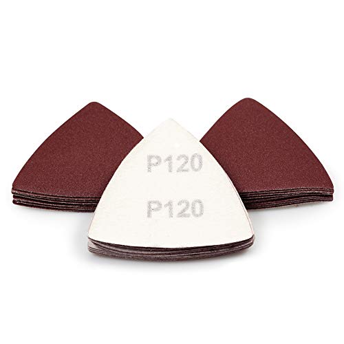 SPEEDWOX Dreieckschleifpapier, 120er-Körnung, 80 mm, für oszillierende Multifunktionswerkzeug, Schleifscheiben, Dreieck, 30 Stück SPEEDWOX Dreieckschleifpapier, 120er-Körnung, 80 mm, für oszillierende Multifunktionswerkzeug, Schleifscheiben, Dreieck, 30 Stück von SPEEDWOX