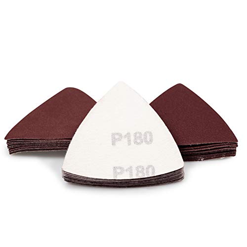 SPEEDWOX Dreieckschleifpapier, 180er-Körnung, 80 mm, für oszillierende Multifunktionswerkzeug, Schleifscheiben, Dreieck, 30 Stück SPEEDWOX Dreieckschleifpapier, 180er-Körnung, 80 mm, für oszillierende Multifunktionswerkzeug, Schleifscheiben, Dreieck, 30 Stück von SPEEDWOX