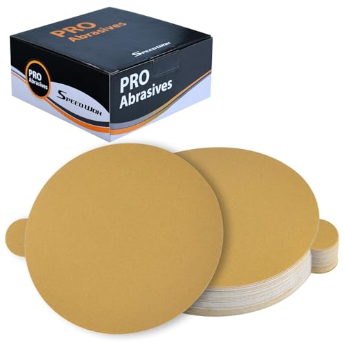 SPEEDWOX Gold-PSA-Schleifscheiben, Körnung 320, selbstklebend, selbstklebende Rückseite, Schleifpapier für DA-Schleifer, Gold-PSA-Schleifscheiben zum Schleifen, Automobil-Lackierung, 50 Stück SPEEDWOX Gold-PSA-Schleifscheiben, Körnung 320, selbstklebend, selbstklebende Rückseite, Schleifpapier für DA-Schleifer, Gold-PSA-Schleifscheiben zum Schleifen, Automobil-Lackierung, 50 Stück von SPEEDWOX