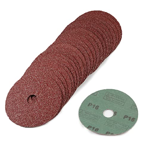 SPEEDWOX Schleif- und Schleifscheiben aus Aluminiumoxid, 16er-Körnung, 12,7 cm x 2,2 cm, Mittelloch-Schleifscheibe für Winkelschleifer, 25 Stück SPEEDWOX Schleif- und Schleifscheiben aus Aluminiumoxid, 16er-Körnung, 12,7 cm x 2,2 cm, Mittelloch-Schleifscheibe für Winkelschleifer, 25 Stück von SPEEDWOX