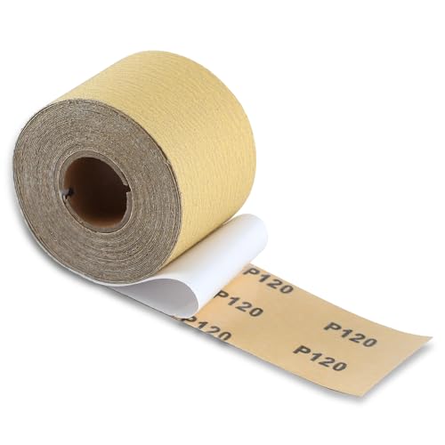 SPEEDWOX Schleifpapier mit 120er-Körnung, selbstklebend, PSA-Schleifpapier, 7,5 cm breit, 9,1 m lang, für Automobil- und Holzbearbeitung, Luftfeilen, Langbrettschleifer, Metall, Kunststoff, SPEEDWOX Schleifpapier mit 120er-Körnung, selbstklebend, PSA-Schleifpapier, 7,5 cm breit, 9,1 m lang, für Automobil- und Holzbearbeitung, Luftfeilen, Langbrettschleifer, Metall, Kunststoff, von SPEEDWOX