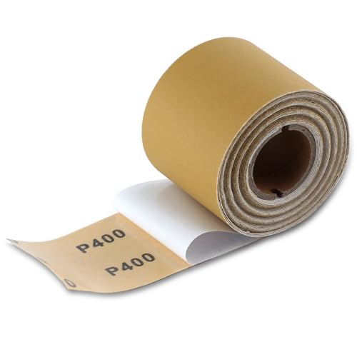 SPEEDWOX Schleifpapier mit 400er-Körnung, selbstklebend, PSA-Schleifpapier, 7,5 cm breit, 9,1 m lang, für Automobil- und Holzbearbeitung, Luftfeilen, Langbrettschleifer, Metall, Kunststoff, SPEEDWOX Schleifpapier mit 400er-Körnung, selbstklebend, PSA-Schleifpapier, 7,5 cm breit, 9,1 m lang, für Automobil- und Holzbearbeitung, Luftfeilen, Langbrettschleifer, Metall, Kunststoff, von SPEEDWOX