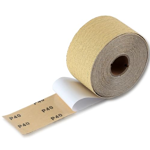 SPEEDWOX Schleifpapier mit 40er-Körnung, selbstklebend, PSA-Schleifpapier, 7,5 cm breit, 9,1 m lang, für Automobil- und Holzbearbeitung, Luftfeilen, Langbrettschleifer, Metall, Kunststoff, SPEEDWOX Schleifpapier mit 40er-Körnung, selbstklebend, PSA-Schleifpapier, 7,5 cm breit, 9,1 m lang, für Automobil- und Holzbearbeitung, Luftfeilen, Langbrettschleifer, Metall, Kunststoff, von SPEEDWOX