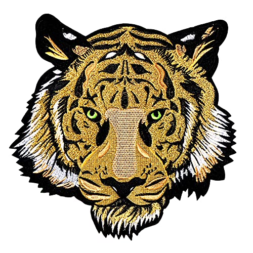 Große Tiger Aufbügeln Patches, 25.4 cm gestickte Aufnäher für Kleidung, Big Tiger Aufbügeln Stoff Paste für Jacken Decke Jeans Vintage Stoff Aufkleber Reparatur Cool Sew On Patch Große Tiger Aufbügeln Patches, 25.4 cm gestickte Aufnäher für Kleidung, Big Tiger Aufbügeln Stoff Paste für Jacken Decke Jeans Vintage Stoff Aufkleber Reparatur Cool Sew On Patch von SPEETH