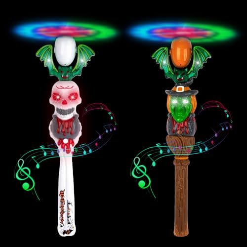 Halloween geschenke kinder,2 Stück Halloween Leuchtende spielzeug Mitgebsel Kinder,Aufziehspielzeug halloween Mitgebsel für Kinder Party von SPERMUOY