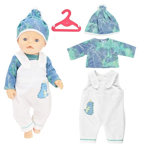 SPERMUOY Kleidung Bekleidung Outfits für Baby Puppen,Puppenkleidung 35-43 cm Puppenkleider Puppenzubehör,Kleidung Outfits für Baby Puppen,Puppenkleider Set Puppenzubehör-(Keine Puppe) von SPERMUOY