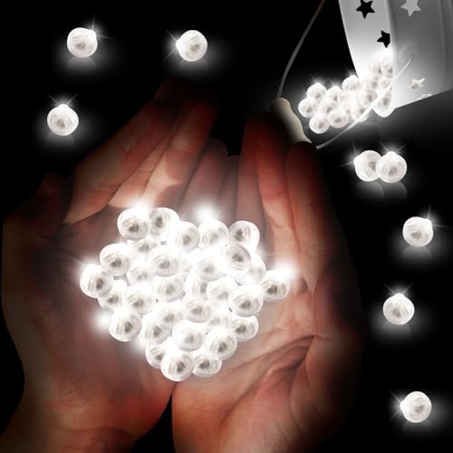 SPERMUOY LED luftballons leuchtend LED ballons,100 Stück Mini LED Lichter Luftballons Runde LED Ballons Lichter,luftballon lichter für Ballon Gechenkenbox Geburtstag Party Deko Hochzeit -weiß SPERMUOY LED luftballons leuchtend LED ballons,100 Stück Mini LED Lichter Luftballons Runde LED Ballons Lichter,luftballon lichter für Ballon Gechenkenbox Geburtstag Party Deko Hochzeit -weiß von SPERMUOY