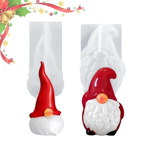 SPERMUOY Wichtel Silikonformen Gießformen,2 pcs Silikonform Weihnachten Wichtel Weihnachtsmann 3D Silikonform Wichtel,Silikon Kerzen Gießformen für Duftkerzen,Handwerk Ornamente,Handgefertigte Seife SPERMUOY Wichtel Silikonformen Gießformen,2 pcs Silikonform Weihnachten Wichtel Weihnachtsmann 3D Silikonform Wichtel,Silikon Kerzen Gießformen für Duftkerzen,Handwerk Ornamente,Handgefertigte Seife von SPERMUOY