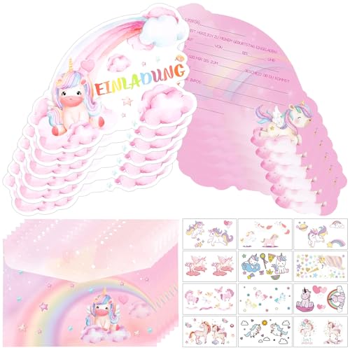 SPHERETRON Einhorn Einladungskarten 12 Stück Einhorn Einladungskarten Kindergeburtstag Einladungskarten Mädchen Geburtstagseinladungen Mädchen Mit Umschlägen Stickern für Geburtstagsparty SPHERETRON Einhorn Einladungskarten 12 Stück Einhorn Einladungskarten Kindergeburtstag Einladungskarten Mädchen Geburtstagseinladungen Mädchen Mit Umschlägen Stickern für Geburtstagsparty von SPHERETRON