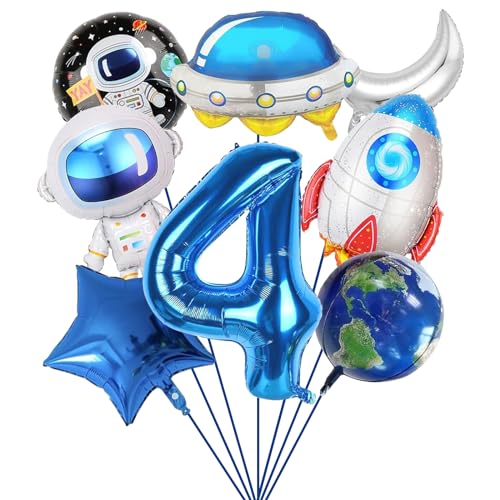 SPHERETRON Weltraum Astronauten Thema Ballon Set,8 Stück Weltraum Luftballon Set,Astronauten Raketen Folienballons Geburtstag Deko 4 Jahre,Weltraum Kindergeburtstag Deko für Kinder Geburtstag Party. SPHERETRON Weltraum Astronauten Thema Ballon Set,8 Stück Weltraum Luftballon Set,Astronauten Raketen Folienballons Geburtstag Deko 4 Jahre,Weltraum Kindergeburtstag Deko für Kinder Geburtstag Party. von SPHERETRON