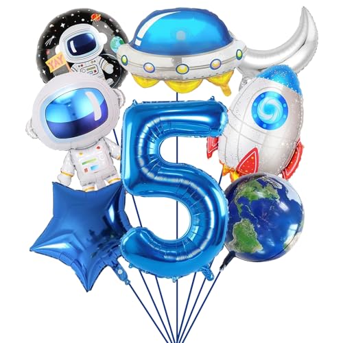 SPHERETRON Weltraum Luftballon,8 Stück Weltraum Astronaut Folienballon,Weltraum Geburtstag Deko 5 Jahre,Rakete Raumschiff Ballons mit Sterne Mond Weltraum Ballons für Weltraum Kindergeburtstag Deko. SPHERETRON Weltraum Luftballon,8 Stück Weltraum Astronaut Folienballon,Weltraum Geburtstag Deko 5 Jahre,Rakete Raumschiff Ballons mit Sterne Mond Weltraum Ballons für Weltraum Kindergeburtstag Deko. von SPHERETRON