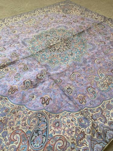 A Value Impressive Handgefertigte Termeh Tischdecke, Damen, Herren, Beauty-Souvenir, interessante Geschenke, Paisleymuster, handbestickt, Größe: 48,3 x 48,3 cm, Farbe: Violett und Mehrfarbig A Value Impressive Handgefertigte Termeh Tischdecke, Damen, Herren, Beauty-Souvenir, interessante Geschenke, Paisleymuster, handbestickt, Größe: 48,3 x 48,3 cm, Farbe: Violett und Mehrfarbig von SPIRIT OF ART