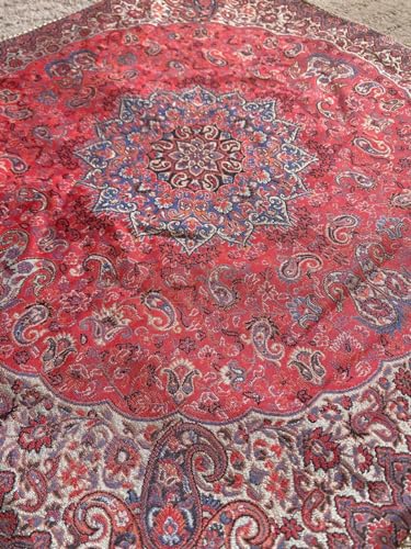 SPIRIT OF ART A Value Impressive Handgefertigte Termeh Tischdecke, Damen, Herren, Beauty-Souvenir, interessante Geschenke, Paisleymuster, handbestickt, Größe: 48,3 x 48,3 cm, Farbe: Rot und Mehrfarbig SPIRIT OF ART A Value Impressive Handgefertigte Termeh Tischdecke, Damen, Herren, Beauty-Souvenir, interessante Geschenke, Paisleymuster, handbestickt, Größe: 48,3 x 48,3 cm, Farbe: Rot und Mehrfarbig von SPIRIT OF ART