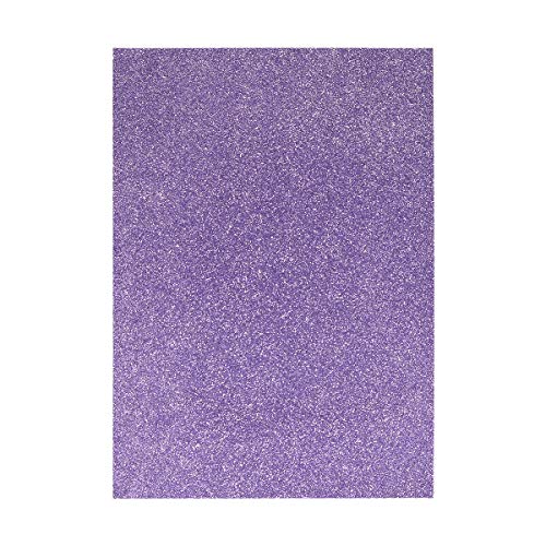 SPIRIT 406845 Moosgummi glitzer 10/1, Hellila von SPIRIT