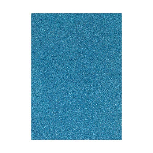 SPIRIT Glitzer-Moosgummi, Hellblau, 10 Stk von SPIRIT