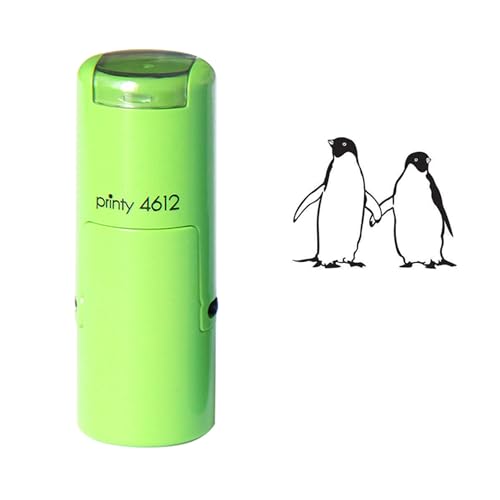 Selbstfärbender Gummistempel "Love Penguins" von SPIRITMARK