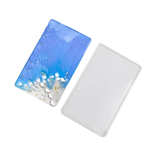 SPONGL Backplatte, für kreative Notizbuch-Hülle, Silikonform, multifunktionale Kristall-Epoxidharz-Silikonform für DIY, handgefertigter Notizblock, Cov SPONGL Backplatte, für kreative Notizbuch-Hülle, Silikonform, multifunktionale Kristall-Epoxidharz-Silikonform für DIY, handgefertigter Notizblock, Cov von SPONGL