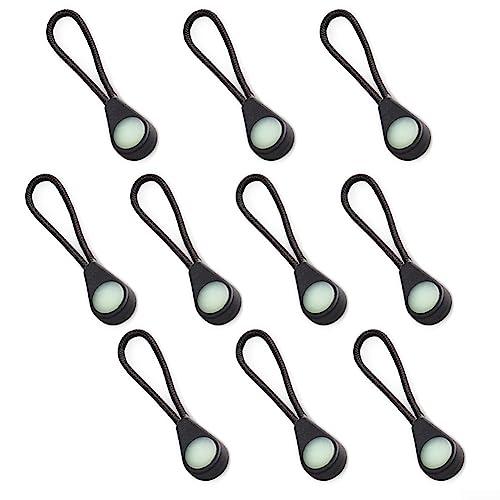 10 x leuchtende Reißverschlussverlängerung, leuchtet im Dunkeln, Rucksack-Reißverschluss-Köpfe, Reißverschluss-Tags 10 x leuchtende Reißverschlussverlängerung, leuchtet im Dunkeln, Rucksack-Reißverschluss-Köpfe, Reißverschluss-Tags von SPORTARC