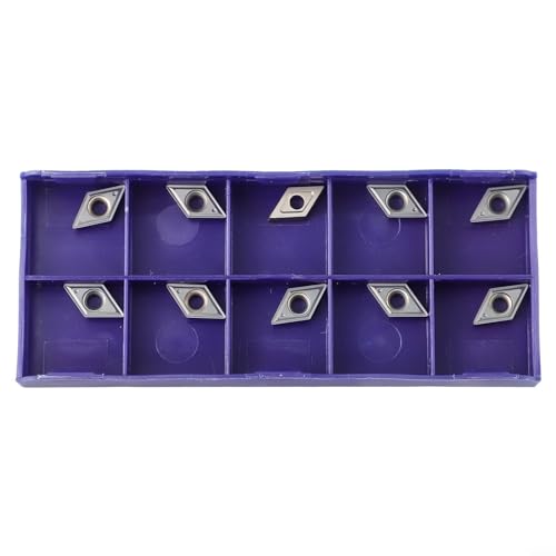 10PCS Hartmetall-Einsätze, DCMT 21.51 -NN DCMT 070204 NN CNC-Hartmetall-Einsatz-Cutter Wendeschneiddrehmaschine Fräseinsätze Drehen Werkzeuge für Stahl 10PCS Hartmetall-Einsätze, DCMT 21.51 -NN DCMT 070204 NN CNC-Hartmetall-Einsatz-Cutter Wendeschneiddrehmaschine Fräseinsätze Drehen Werkzeuge für Stahl von SPORTARC